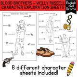 Blood Brothers - Character Exploration Worksheets