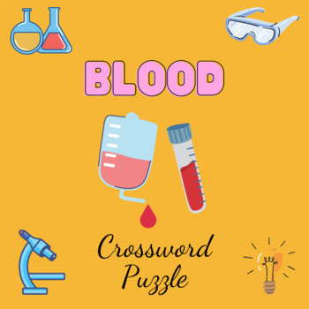Blood Activity Crossword Puzzle (10 clues) ONLINE Answer Key Included