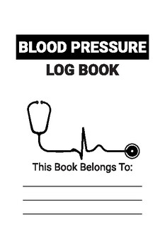Preview of Blood Pressure Log Book