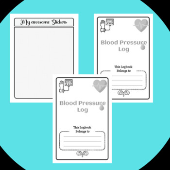 Preview of Blood Pressure Log Book -  Interior