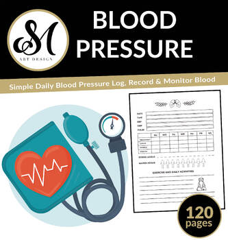 Preview of Blood Pressure Log Book, Record & Monitor Blood