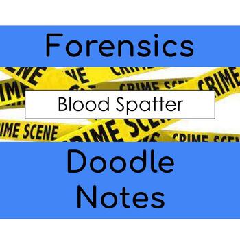 Preview of Blood Spatter Doodle Notes