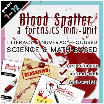 Preview of Blood Spatter - Forensics