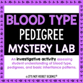 Blood Type Pedigree Mystery Lab Activity