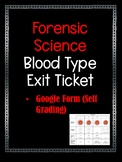 Blood Types Exit Ticket