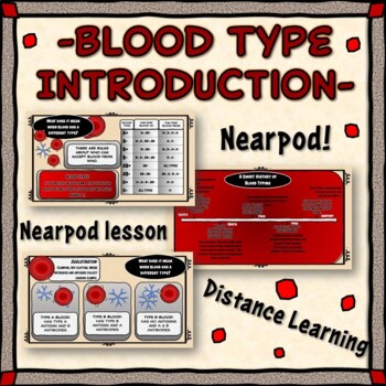 Preview of Blood Typing Nearpod Lesson