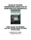 Blood on the River Comprehension Quizzes Complete File