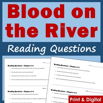 Preview of Blood on the River Study Guide Questions - Printable & Digital