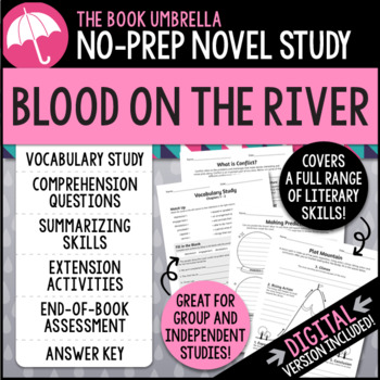 Preview of Blood on the River Novel Study { Print & Digital }