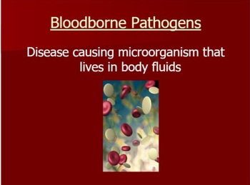 Preview of Bloodborne Pathogens Presentation and Notes
