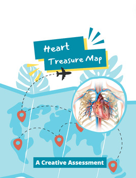 Preview of Bloodflow Through the Heart & Lungs Treasure Map Project