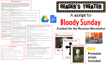 Preview of Bloody Sunday: Russian Revolution History Reader's Theatre Script