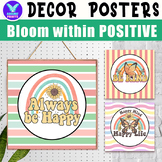 Bloom Within Positive Poster Inspiration Classroom Decor B