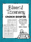 Bloom's Taxonomy Choice Boards