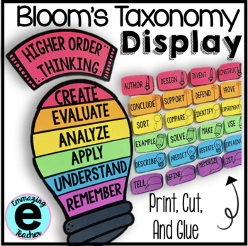 Preview of Bloom's Taxonomy Display