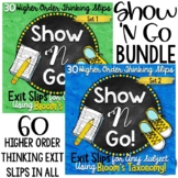 Exit Slips for Any Subject Bundle | Higher Order Thinking Skills