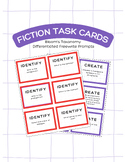 Bloom's Taxonomy Fiction Text Task Cards Differentiated Fr