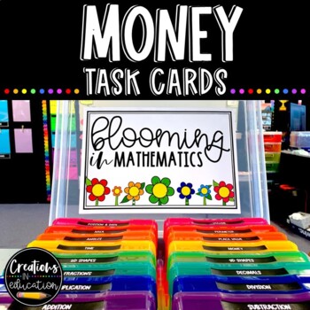 Preview of Bloom's Taxonomy Money Task Cards