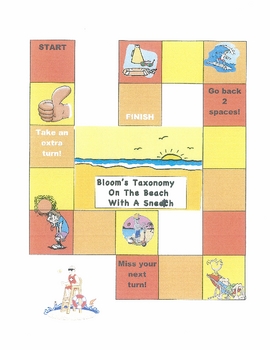 Preview of Bloom's Taxonomy On The Beach With A Sneetch