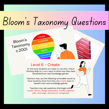 Preview of Bloom's Taxonomy Presentation Guide for Teachers