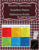 Bloom's Taxonomy Question Stems Reference Guide