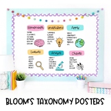 Classroom Decor | Bloom's Taxonomy Verb Poster Decorations