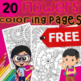 Bloom with Joy: 20 Free Flower Coloring Pages for a Relaxi