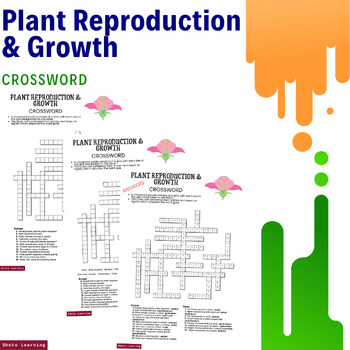 Blooming Botany: Plant Reproduction and Growth Crossword Puzzle TPT