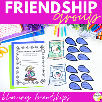 Preview of Friendship Counseling Group - Blooming Friendships Small Group