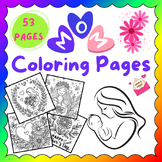 Blooming Love Printable Mothers Gift Coloring Pages Presch