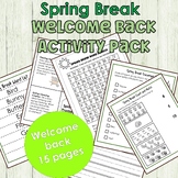 Blooming Minds: A Spring Break Activity Pack for Kindergarten