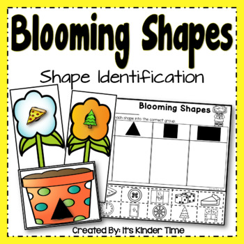 Preview of Blooming Shapes - Shape Identification