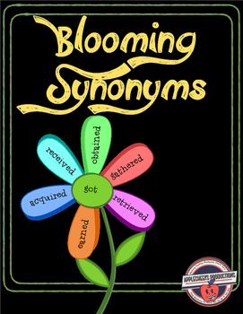 Spring Synonyms: Classroom decor to help students with common ...