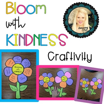 Preview of Blooming with Kindness Craftivity!
