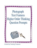 Blooms Higher Level Questioning Cards for Photograph Analysis