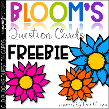 Preview of FREE - Bloom's Question Cards - Bloom's Taxonomy