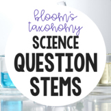 Bloom's Question Stems (Science)