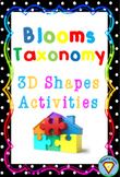 Blooms Taxonomy 3D Shapes Activities