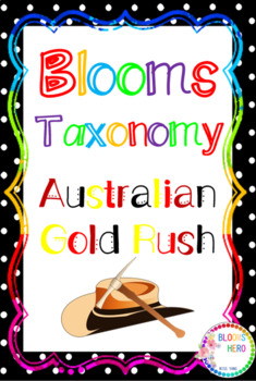 Preview of Bloom's Taxonomy Australian Gold Rush Activities