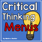 Critical Thinking Nonfiction Menus 