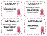 Blooms Taxonomy Comprehension Question Cards