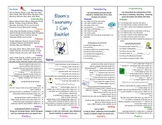 Revised Bloom's Taxonomy "I Can" Mini Booklet