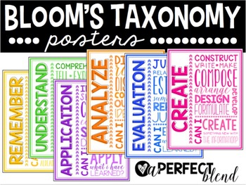 Preview of Bloom's Taxonomy Posters