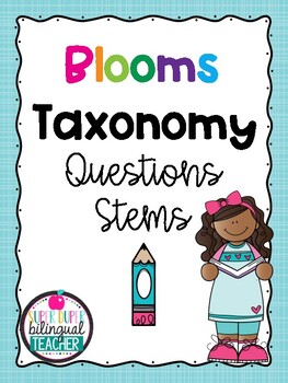 Preview of Blooms Taxonomy Question Stems in English and Spanish