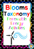 Blooms Taxonomy Renewable Energy Activities
