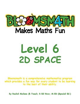 Preview of Bloomsmath Differentiated 2D Space Maths Activities for Year 5