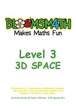 Preview of Bloomsmath Differentiated 3D Space Maths Activities for Year 2