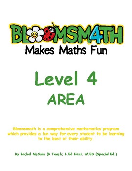 Preview of Bloomsmath Differentiated Area Maths Activities for Year 3