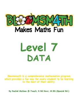 Preview of Bloomsmath Differentiated Data Maths Activities for Year 6