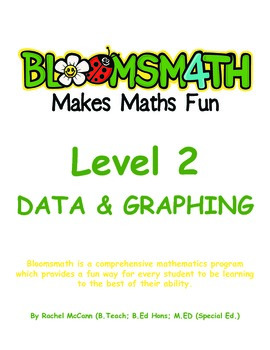 Preview of Bloomsmath Differentiated Data and Graphing Maths Activities for Year 1